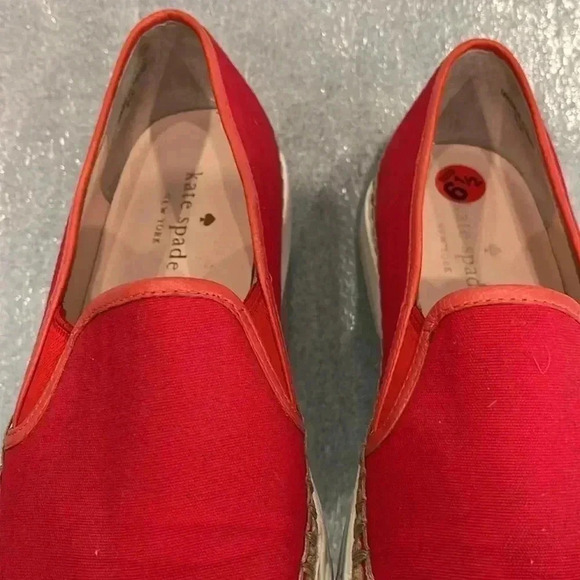 ❤️Host Pick❤️[US6.5]Kate Spade Red  Slip On Fashion Sneaker - Picture 8 of 9